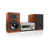 Denon Dm-41 Plata/cereza Microcadena/sistema Hi-fi Con Cd/bluetooth/sintonizador Fm/am