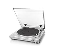 Denon Platine Vinyle DP29F Tourne Disques Automatique - Lecteur Vinyle - MP3 et WAV, 33/45 Tours/Minute, égaliseur Phono intégré, avec Cache-poussière Amovible et Cartouche MM, Compatible MC, argenté