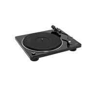 Denon DP-400, Tourne-disque entraîné par courroie, Manuel, Noir, Caoutchouc, 33 1-3,45,78, 33 1-3,45,78