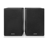 Denon SCN10BKEM Haut-Parleurs HiFi Bidirectionnels - Noir | Pour Système Audio TV, 2 x 65 W, Compatibles avec Récepteurs et Amplificateurs, Design Élégant