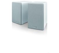 Denon SCN10WTEM Haut-Parleurs HiFi Bidirectionnels - Blanc | Pour Système Audio TV, 2 x 65 W, Compatibles avec Récepteurs et Amplificateurs, Design Élégant