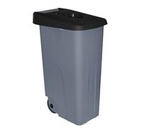 Denox Conteneur Recyclage, 85 L, Noir