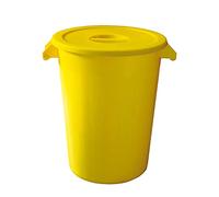 Denox DEN090 Seau industriel 100 litres. Couleurs, jaune, diamètre 515 x 670 mm