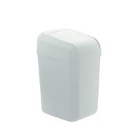 Denox DEN129 Troya Poubelle avec couvercle à bascule 30 l Blanc 350 x 280 x 530 mm