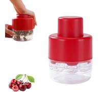 Dénoyauteur à cerises 7 trous, version améliorée 2025, dénoyauteur rapide et polyvalent, idéal pour les desserts, confitures, aubépine, jus et raisins.