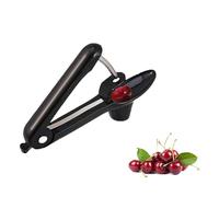 Denoyauteur Cerise Et Prune,Acier Cerises Prunes Fruits Dénoyauteur Manuel Multifonctionnel Ménage,Inoxydable Denoyauteur Olives Portable Plastique Cuisine pour Fruit Dénoyauteurs (Noir)