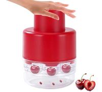 Dénoyauteur Cerises et Prune, 8 trous en acier inoxydable - Utilisation à une main - Diamètre : 25 mm - Pour cerises