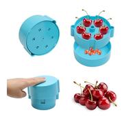 Dénoyauteur Cerises, Noveu Dénoyauteur de Cerises Manuel Avec 6 DéNoyauteurs Pour Cerises denoyauteur cerise et prune retrait de graines à pression facile pour Prunes, cerises, litchis, dattes