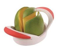 Denoyauteur coupe-mangue professionnel. Poignées antidérapantes et lame inox. G