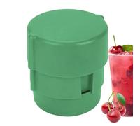 Dénoyauteur D'| Dénoyauteur Multi-Cerises,Accessoire de Cuisine Polyvalent Design à Poussoir Manuel pour Fruits Raisins Jujubes Confitures Intérieur Extérieur Camping