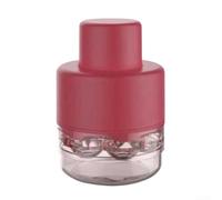 Dénoyauteur de cerises 7 en 1 pour cuisine et pique-nique, fonctionnement manuel avec plusieurs fonctions pour le traitement des cerises (rouge)