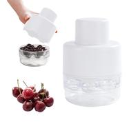 Dénoyauteur de cerises à 7 trous, outil de dénoyautage de cerises 7 en 1, outil de dénoyautage de cerises 7 en 1 rapide et portable (blanc)