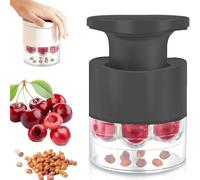 Dénoyauteur de cerises manuel avec bac de récupération, semence de cerise, dénoyauteur manuel pour confiture et préparation de gâteaux