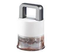 Dénoyauteur de cerises portable, outil de retrait de noyau de type poussoir, dénoyauteur de fruits de 9 x 16 cm avec protection contre les éclaboussures, dispositif de dénoyautage de cuisine en acier