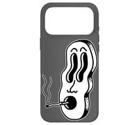 Dénoyauteur de crêpes pour Visage Trippy Blackwork Minimal Coque pour iPhone 17 Pro Max