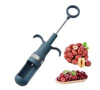 Dénoyauteur de fruits pour la cuisine - Dénoyauteur de fruits en acier inoxydable - Outil de dénoyautage portable - Dénoyauteur d'olive - Dénoyauteur ergonomique pour cerises, raisins, jujubes et