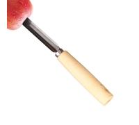 Dénoyauteur de poire - En acier inoxydable - Ustensile de cuisine manuel antidérapant avec poignée en bois - Pour la préparation des fruits, la cuisson, la salade, la mise en conserve