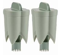 Dénoyauteur de poivre, 2 x dénoyauteurs de poivrons, 2 en 1 - Confortable et durable - Outils pour dénoyauter, outil professionnel pour poivrons 11 x 5,5 cm
