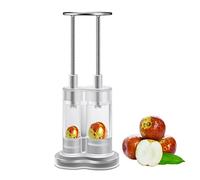Dénoyauteur d'olives | Dégâteur à olive épais en acier inoxydable - presse double trou Cherry Pitter Tool Pit Remover, dénoyauteur fruits ménagers pour la cuisine