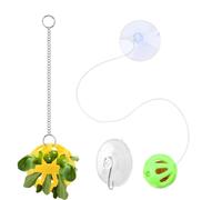 D'enrichissement De Dragon Barbu - Boule De Cloche Gecko À Ventouse | Boules De Recherche De Nourriture Gecko | Pour Les Gardiens, Les Éleveurs, Les Amoureux Des Animaux, Cage De Terrarium