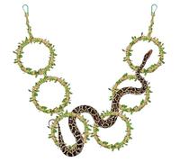 D'enrichissement De Serpent - Ensemble D'anneaux d'escalade pour Reptiles, Jouet Flexible D'enrichissement De Reptiles | Activité D'habitat Réglable pour Léopard Gecko Lézard Caméléon Grenoui