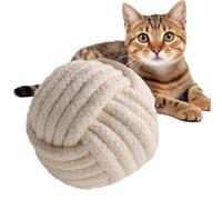 D'enrichissement Pour Chat Avec Clochette, Corde En Coton, Jouet Élastique | Dentition Rebondissants Pour Chaton D'Intérieur Afin De Protéger Meubles Et Canapé
