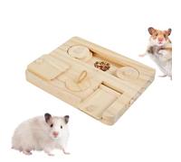 d'enrichissement pour lapins, casse-tête en bois interactif pour petits animaux, d'alimentation pour animaux de compagnie - pour alimentation intérieure, cage de jeu, maison, hamster