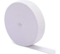 Densco Bande élastique plate à coudre Blanc 25 mm 10 m