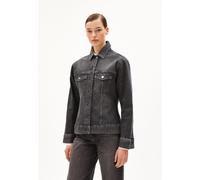 DENSIAA | Veste en jean coupe oversize en coton bio mélangé - noir (S)