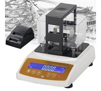 Densimètre Électronique For Solides Testeur De Pureté De L'or Mesure Précise À 0,01 G Avec Imprimante 600K Non Destructif For L'or L'argent Platine Et Métaux Précieux(120k+printer)