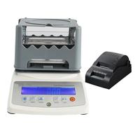 Densimètre électronique pour solides, densimètre numérique haute précision 0,001 g/cm3, gravimètre, testeur de densité de granulés de caoutchouc plastique pour tests de densité,600AWithprinter