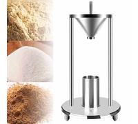 Densimètre en vrac en acier inoxydable pour poudre, entonnoir de précision avec cône de 60° pour une mesure précise de l'empilement naturel