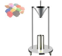 Densimètre naturel pour l'évaluation de la fluidité de la poudre dans les laboratoires de recherche et développement et de contrôle de qualité, comprend un entonnoir calibré et un ensemble complet
