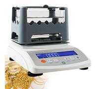 Densimètre numérique pour test de pureté de l'or, capacité de pesée maximale 1200 g, haute précision avec résolution 0,001 g/cm3, idéal pour l'analyse des métaux précieux