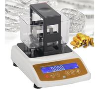 Densimètre pour Métaux Précieux, Testeur d'or électronique avec Précision De Pesée : 0,01 g/0,005 g/0,001 g, pour l'argent, l'or K, Le Palladium Et Le Platine(NoPrinter,XF2203K)