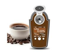 Densitomètre à café avec ATC, testeur de concentration 0 ~ 25 %, 10 tests consécutifs, stockage de -0 à 40 °C, pour torréfacteurs et amateurs de café
