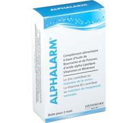 Densmore - Alphalarm - Complément Alimentaire et Maintien d'une Vision Normale* - Vitamine C, Omega 3, Zinc*, Vitamine E - 60 capsules - Cure de 2 mois - Fabriqué en Europe