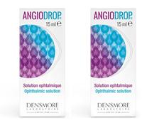 Densmore - Angiodrop - Solution Ophtalmique Sécheresse et Fatigue Oculaire - Acide Hyaluronique, Camomille, Mauve - Plusieurs utilisations par jour possible - Flacon 15 ml - Fabriqué en Europe