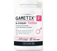 Densmore Complément alimentaire Gametix F à croquer - Myo-inositol, Acide folique (B9) - 60 comprimés