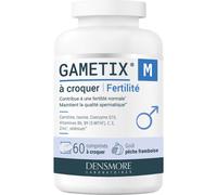 Densmore - Complément Fertilité Gametix M à croquer - CoQ10 Zinc Sélénium Vitamines - 60 comprimés