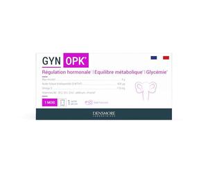 Densmore - GYN'OPK - SOPK, équilibre hormonal & glycémie - Cure 30 jours | Régulation hormonale et Glycémie, Omega 3, Myo inositol, Acide folique, Zinc et Chrome, 30 sachets, Fabriqué en France