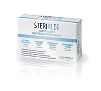 Densmore Stériblef Lingettes hygiène des yeux – Sel d'acide hyaluronique & Camomille – 14 unités
