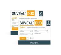 Densmore - SUVEAL Duo 4 mois - Complément Alimentaire Ophtalmologique à base de DHA (Oméga 3), Lutéine, Zéaxanthine, Vitamines et Zinc - Idéal Vision - 120 Capsules - Fabriqué en France