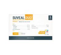 Densmore - SUVEAL Duo - Complément Alimentaire Ophtalmologique à base de DHA (Oméga 3), Lutéine, Zéaxanthine, Vitamines et Zinc - Idéal Vision - 180 Capsules - Cure de 6 mois - Fabriqué en France