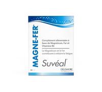 Densmore - Suvéal Magne Fer - Complément Alimentaire Favorisant la Vitalité et la Réduction de la Fatigue - Magnésium, Fer, Vitamine B6-30 comprimés - Cure de 1 mois - Fabriqué en Europe