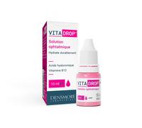 Densmore Vitadrop™ Solution ophtalmique - Hydratation yeux secs/irrités 10 mL Gouttes Ophtalmiques ml