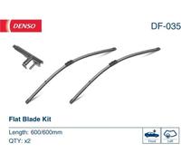 2x Balai d'essuie-glace plat DF-035 DENSO pour VW CALIFORNIA T5 Camper