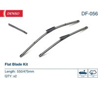 Balai d'essuie-glace DENSO Flat Blades DF-056, 550/475mm, Avant, 2 Pièce