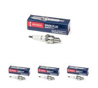 DENSO Bougie d'allumage K16HR-U11 1-électrode de masse Électrode centrale en nickel Ouverture de la clé: 16 mm Longueur du filetage: 26,5mm (Lot de 4)