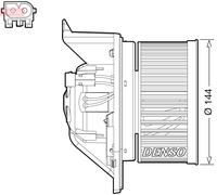 DENSO Chauffage Souffleur Intérieur Pour MINI Mini R56 Countryman R60 R57